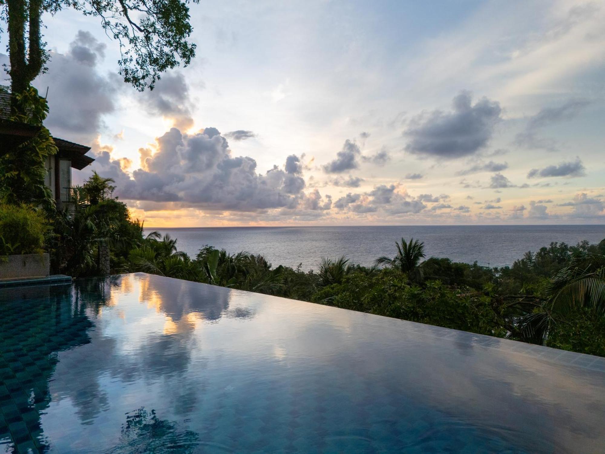 プーケット Surin Luxurious 6Br Private Swimming Pool Stunning Sunsetヴィラ エクステリア 写真